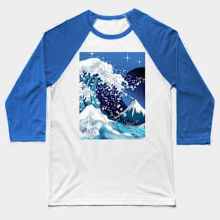 Wave off Kanagawa at night Baseball T-Shirt